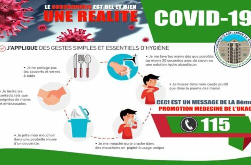 Article : Coronavirus en Guinée, le message de la 8ᵉ promotion de médecine de l’université Kofi Annan